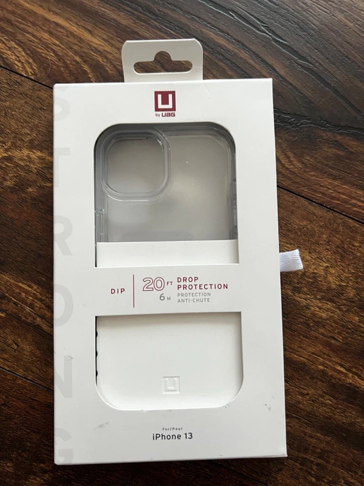 NUEVA U by UAG Dip Slim Fit Funda Protectora para Apple iPhone 13 BLANCA Foto 1 de 1