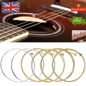 ACOUSTIC GUITAR STRINGS ✅SET OF 6 HIGH QUALITY STRINGS ✅ UK SELLER - Picture 1 of 10