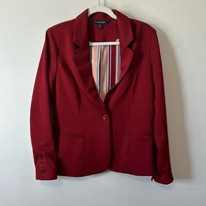 41 Hawthorn Womens Red Blazer Button Medium - Picture 1 of 4