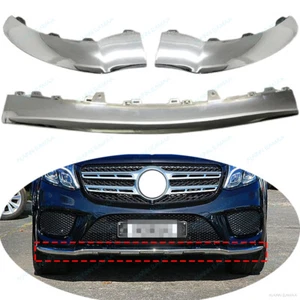 3pcs Front Bumper Cover Molding Trim For Mercedes Benz GLS450/550 W292 2016-2019 - Picture 1 of 12