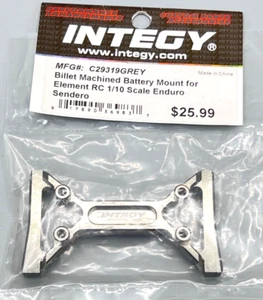 NEW Integy Aluminum Battery Mount for Element Enduro/Sendero - C29319GREY - Picture 1 of 1