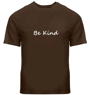 Be Kind Camisetas Hombres/Unisex Camiseta Bendita Manga Corta Bondad Positiva Foto 1 de 4