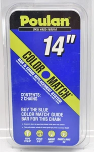 Poulan 2 Pack Color Match 14" Saw Chains 952-165016 - Picture 1 of 2