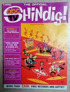 1965 ABC TV/SHINDIG Magazine #1 ELVIS, ZOMBIES, Murray the K *NEW OLD STOCK* - Picture 1 of 5