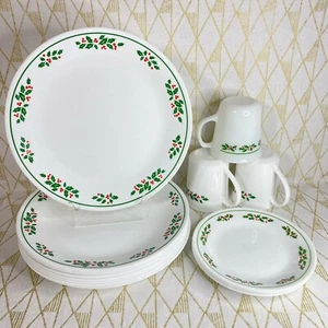 Corelle HOLLY Days & Winter Holly Dinnerware - by the piece - Picture 1 of 14