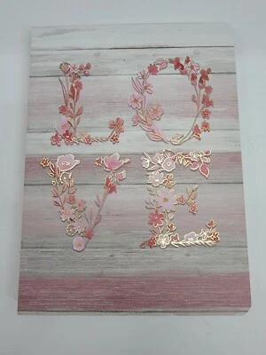 Pooch & Sweetheart Love Writing Journal Dairy Pink Flowers 82025 - Image 1 of 4