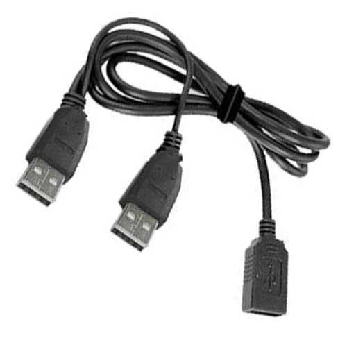 New OEM UTStarcom USB Y Adapter Cord Cable for HTC HD2 - YC150B - Image 1 of 1