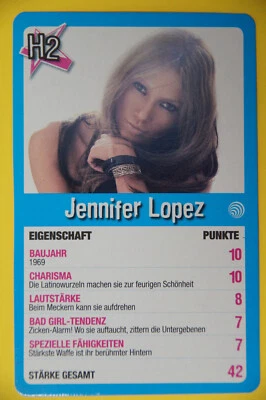 Jennifer Lopez  - 2005 Top of the Pops card - published in Germany  - Bild 1 von 2