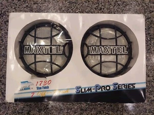 (2) NEW Vintage MAXTEL 7" 12 Volt FOG LIGHTS TITAN 4X4 OFFROAD SLIM PRO  1730 - Foto 1 di 8