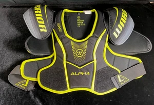 WARRIOR Alpha QX5 Shoulder Pads Size Senior Medium Ice Hockey NICE! * - Picture 1 of 5