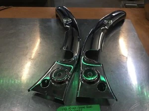 Harley Davidson oem Chrome Rear Frame Covers #47526-09/47522-09 - Picture 1 of 8