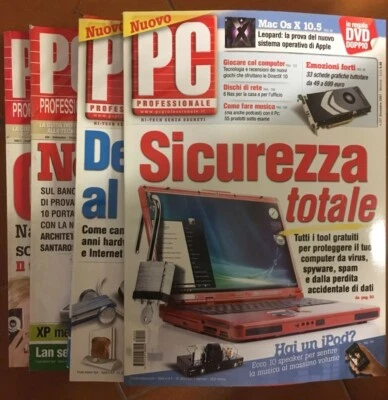 PC PROFESSIONALE N.190-201 Mondadori - mensile, Anno 2007 completa - CD inclusi - Immagine 1 di 4