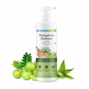 Mamaearth BhringAmla Shampoo With Bhringraj & Amla For Intense Hair Treatment - Picture 1 of 6