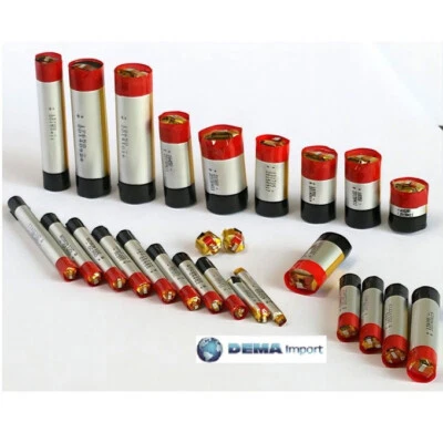 batteria cilindrica 16500 di 4.07Wh LiPo 3.7v  1100mAh litio s v a p o - Immagine 1 di 4