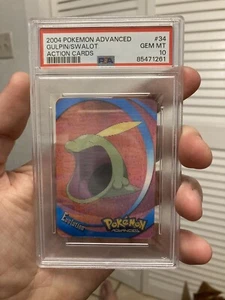 Tarjeta de acción Pokémon PSA 10 gemas como nueva 2004 Gulpin Swalot lenticular - Imagen 1 de 8