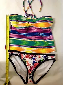 M&S TANKINI SIZE: 18 WITH BIKINI BOTTOMS SIZE: 18 - Picture 1 of 7