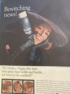 1965 Wanda the Witch photo Bewitching Hidden Magic Hair Spray retro print ad - Picture 1 of 3