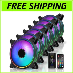 120mm Moonlight RGB Fan Pack - Immersive Lighting & Custom Cooling Options - Picture 1 of 10