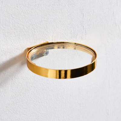 Nordischen 8cm Rund Wandmontage Lagerregal Metall Glas Wand Rack Halter Dekor DE - Bild 1 von 4