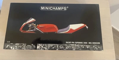 minichamps 1:12 Ducati 996 Superbike 2000 Neil Hodgson 4012138036017 - Immagine 1 di 4