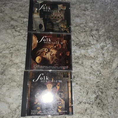 Folk Heritage Vol 1/2/3 All Included 3xCDs in Slip Case UK MCI 1992 FREE PP - Image 1 of 4