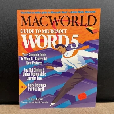 IDG Books MacWorld Guide To Microsoft Word 5 By Jim Heid Softcover - Image 1 of 4