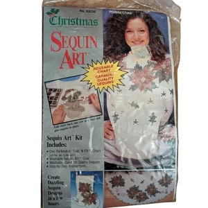 Weihnachten Kunst Designs Pailletten Kunst Kit - Weihnachtsstern  - Bild 1 von 3