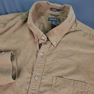 Eddie Bauer Herren Cord Button Down Hemd Langarm Freizeit 2XLT - Bild 1 von 7