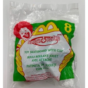 2000 Finger Board McDonald's Happy Meal #8 TOY SKATEBOARD CON CLIP - Nuovo - Foto 1 di 3