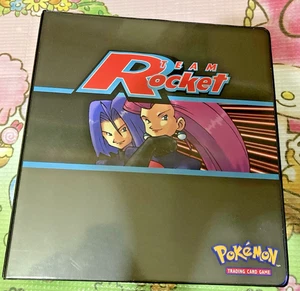 Pokemon WOTC Team Rocket Binder With Original Card List; 2000 Vintage; MINT - Picture 1 of 18