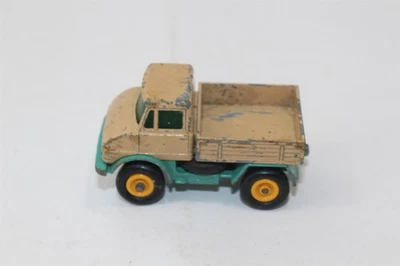  Matchbox #49 Unimog Tan & Aqua Vintage - Image 1 of 4
