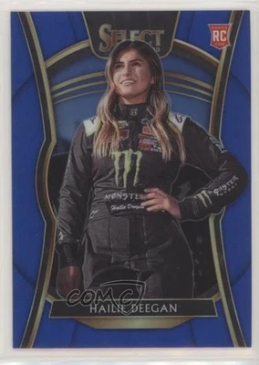 2020 Panini Chronicles Select Blue Prizm /199 Hailie Deegan #1 - Image 1 of 2