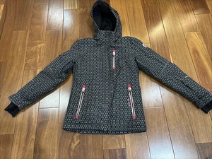 Killtec Level 3 Ski Snow Board Jacke US 14 Jugend schwarz pink Outdoor winddicht - Bild 1 von 19