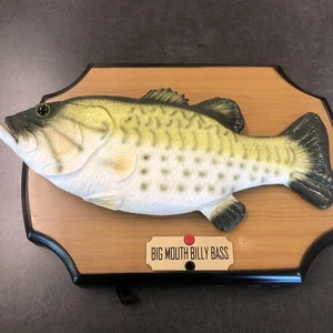 Gemmy Big Mouth Billy Bass Animated Singing Fish 1999 TESTED WORKING Wall/Table - Picture 1 of 11