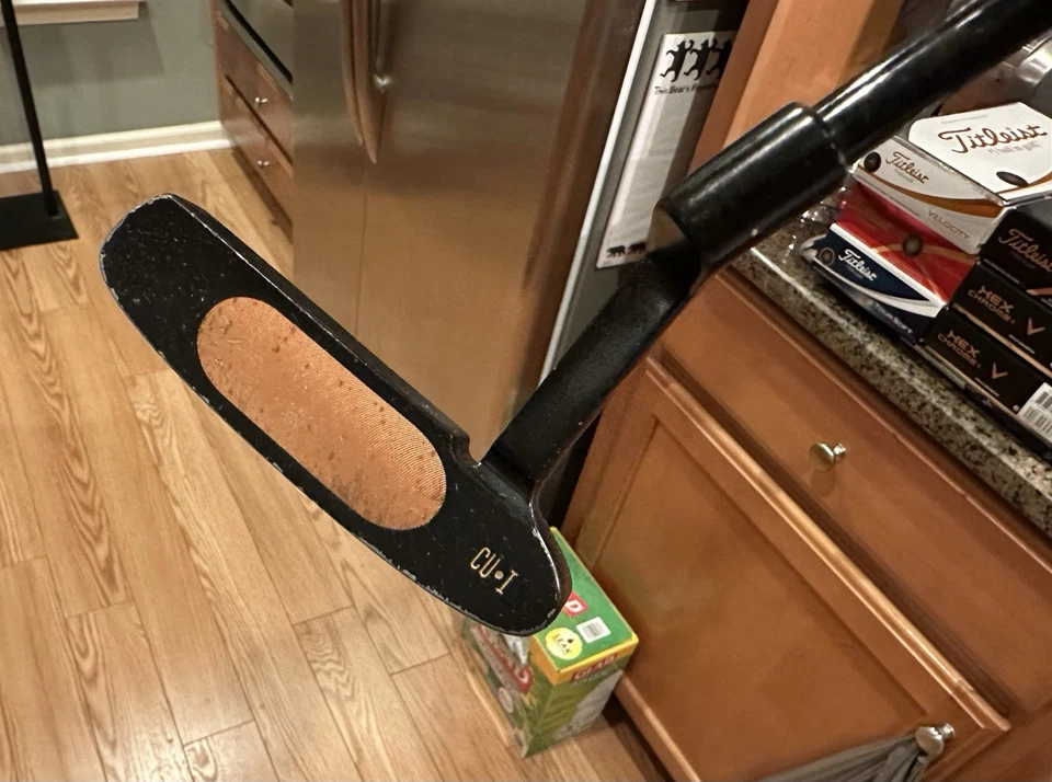 Copper Classic (35") Putter w/ CNC Milled Copper Face (CU-I) & Black Steel Shaft - Image 1 of 4