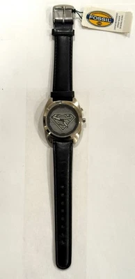 Reloj Fossil Superman the Man of Steel Edición Limitada 1995 LI-1299- ¡¡¡SIN USAR, EN CAJA!!! NUEVO con etiqueta Foto 1 de 2