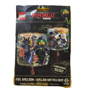 Lego Ninjago Movie Folienballon Helium Geburtstag Party selten Anagramm 2-seitig - Bild 1 von 6