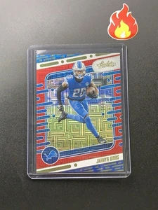 2024 Panini Absolute - Jahmyr Gibbs #36 Red Squares /499 Detroit Lions 🦁 - Picture 1 of 4