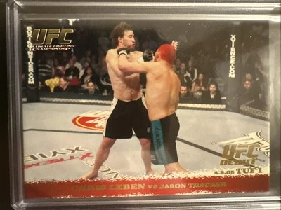 2009 Topps UFC Round 1 - Chris Leben vs Jason Thacker #20 Gold Thick (RC) - Image 1 of 2