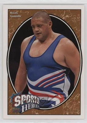 2008 Upper Deck Football Heroes Sports Heroes Bronze /75 Rulon Gardner #258 - Image 1 of 2