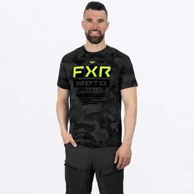 FXR Racing Grey Camo/Glow Stick Gladiator Premium T-Shirt 241329-0771-19 - Image 1 of 4