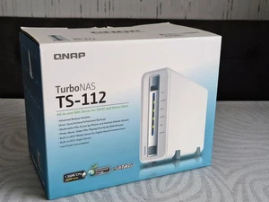 QNAP TS-112 Turbo NAS für 1x 3,5 Zoll intern, 1x eSATA, 3x USB, in OVP - Bild 1 von 4