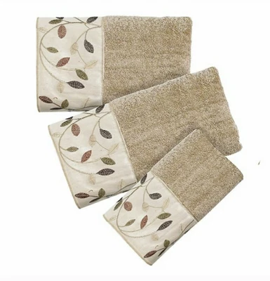 Popular Bath Aubury 3 piezas. Juego de toallas de baño, beige nuevo con etiquetas Foto 1 de 2