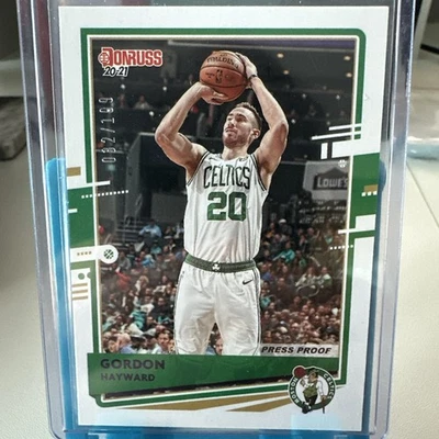 2020–21 Panini Donruss — Гордон Хейворд No137 Press Proof фиолетовый /199 - Изображение 1 из 3