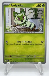 Pokemon Sprigatito (16/423) Journey Together NM - Picture 1 of 2