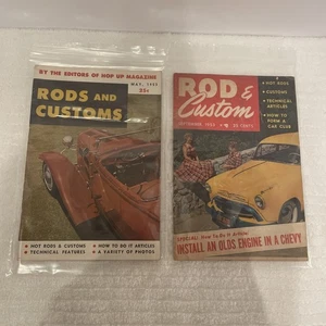 1953 Rod & Custom Magazine (Lot Of 2) May and September - Picture 1 of 4