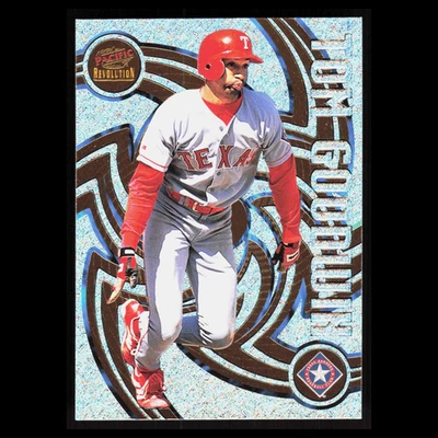 Tarjeta de béisbol Tom Goodwin #143 1998 Pacific Revolution Texas Rangers MLB Foto 1 de 3
