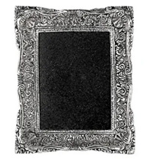 Rectangle Shape Silver Tabletop Photo Frame For Home Decor