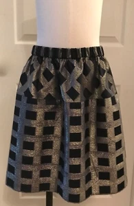 FALDA DE REJILLA DORADA J. CREWCUTS PARA NIÑAS TALLA 12 MULTI B4730 - Imagen 1 de 5