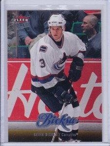 Kevin Bieksa 2007 Fleer Ultra Hockey Card 10 Grade MT